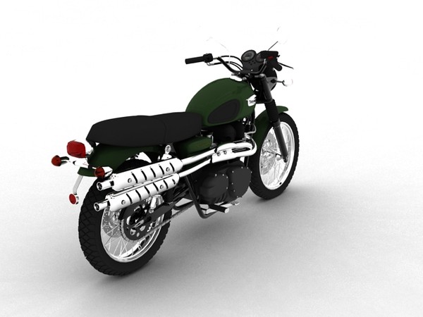 triumph scrambler 900 2012 3d model - Triumph Scrambler 900 2012 by Gonzo_3d